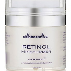 Skinbotanics Super Hydrating Day and Night Anti-Aging Cream–Formulated for Sensitive Skin–Well Suited for Face, Eyes, and Decollete–with Medical Grade Retinol and 20% Hyaluronic Acid–1.7Oz