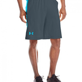 Under Armour Men’s Raid 10″ Shorts, Stealth Gray/Blue Shift, Medium