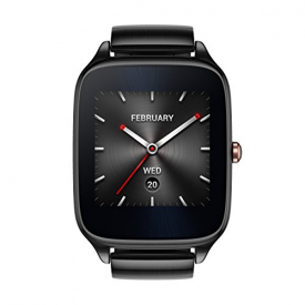 ASUS ZenWatch 2 Gunmetal Gray 41mm Smart Watch with HyperCharge Battery, 1.63-inch AMOLED Gorilla Glass 3 TouchScreen, 4GB Storage, IP67 Water Resistant (International Version)