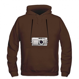 Shirtcity Digicam Effect Hoodie M Brown