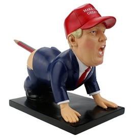The Original Dump-a-Trump Pen Holder – Funny Donald Trump White Elephant Gift and Christmas Present