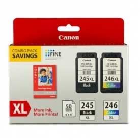 CANEA PG-254XL/CL-246XL/GP-502 Canon PG-245XL/CL-246XL Ink and Photo Paper Glossy Combo Pack, Compatible to MX492, MG3020,MG2920,MG2924,iP2820,MG2525 and MG2420