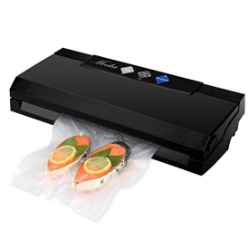 Vacuum Sealer, Mooka 4-in-1 Sealing System with Cutter, 10 Sealing Bags (FDA-Certified), Multi-use Vacuum Packing Machine and Pumping Hose, Dry & Moist Food Mode for Food Preservation (TVS-2233)