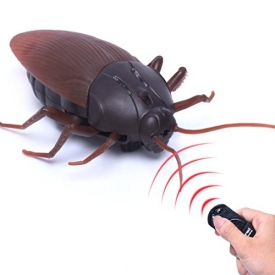 Todaies High Simulation Animal Cockroach Infrared Remote Control Kids Toy Gift (11164cm, Brown)