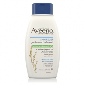 Aveeno Skin Relief Gentle Scent Fragrance-Free Body Wash , Soothing Oat And Chamomile, 12 Fl. Oz