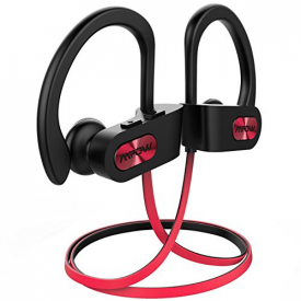 Mpow Flame Bluetooth Headphones Waterproof IPX7, Wireless Earbuds Sport, Richer Bass HiFi Stereo In-Ear Earphones w/ Mic, Case, 7-9 Hrs Playback Noise Cancelling Headsets (Comfy & Fast Pairing)