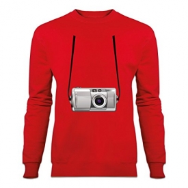 Shirtcity Digicam Effect Sweatshirt XL Red