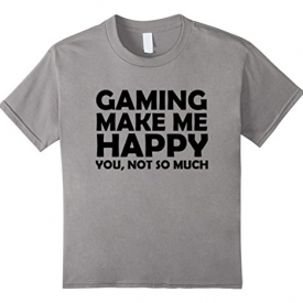 Kids Gifts for Dad – Gamer Gifts for Gamers – Gaming Makes Me Hap 12 Slate