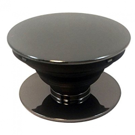 Oksale hui-369 Premium Electroplating Expanding Stand Pop Phone Grip Mount Holder Sockets for iPhone 8, iPhone X, Note 8, Smartphones and Tablets (Black)