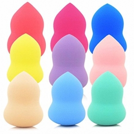 Makeup Puff,Neartime 9pcs Pro Beauty Flawless Blender Foundation Puff Multi Shape Sponges