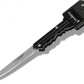 Guardman Black Key Knife Keychain Self Defense, valentines gifts for men