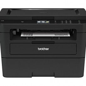 Brother Compact Monochrome Laser Printer, HLL2395DW, Flatbed Copy & Scan, Wireless Printing, NFC, Cloud-Based Printing & Scanning, Amazon Dash Replenishment Enabled