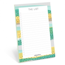 The List- To Do List Notepad, Grocery List Pad, Magnetic Notepad (With Magnet)