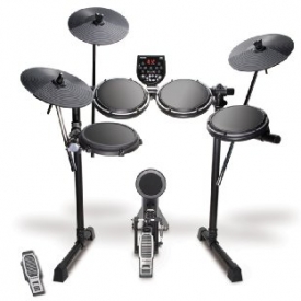 Alesis DM6 USB Kit | Eight-Piece Compact Beginner Electronic Drum Set with 8″ Snare, 8″ Toms, & 12″ Cymbals