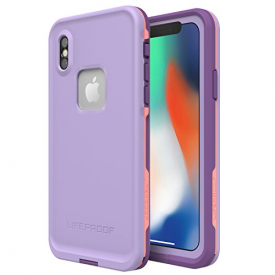 Lifeproof FRĒ SERIES Waterproof Case for iPhone X (ONLY) – Retail Packaging – CHAKRA (ROSE/FUSION CORAL/ROYAL LILAC)