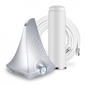 SureCall Flare Cell Phone Signal Booster Kit for All Carriers 3G/4G LTE up to 2,500 Sq Ft