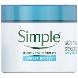 Simple Water Boost Skin Quench, Sleeping Cream, 1.7 Ounce