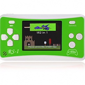 E-MODS GAMING® RS-1 NEW! 8-Bit Retro 2.5″ LCD 162x Video Games Portable Handheld Console (Green)