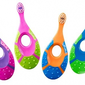 Jordan Step 1 Baby Toothbrush, 0-2 Years, Soft Bristles, BPA Free (4 Pack)