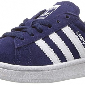 adidas Performance Boys’ Campus C Sneaker, Dark Blue/White/White, 11.5 Medium US Little Kid