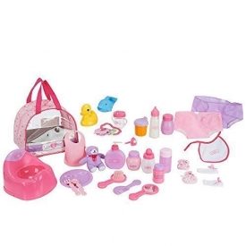 You & Me 69928 30 Piece Baby Doll Care Accessories in Bag