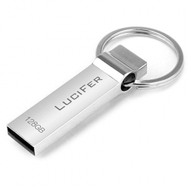 LuciFer USB Flash Drive 128GB with Keychain Design (LC/28/a)