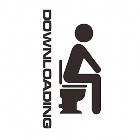 Wall Stickers ,IEason Clearance Sale! New Creative Selling Toilet Waterproof Wall Sticker Toilet Can Remove The Sticke