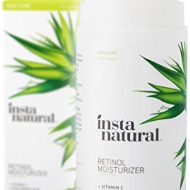 InstaNatural Retinol Moisturizer Anti Aging Cream – Anti Wrinkle Lotion For Face – Helps Reduce Appearance of Wrinkles, Crows Feet, Circles & Fine Lines – With Vitamin C Hyaluronic Acid – 3.4 OZ