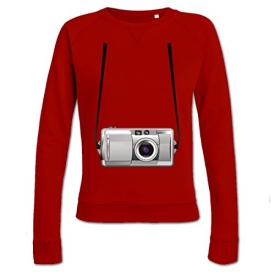 Shirtcity Digicam Effect Women’s Sweatshirt XXL Red