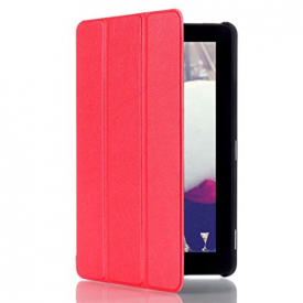 For Kindle Fire 7″ inch (2015 Edition) Fold Leather Stand Case Cover for Amazon Kindle Fire 7″ inch -2015 Edition (Red)