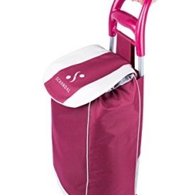 Shopping Trolley with Wheels Lightweight Cart for Groceries-Heavy or Awkward Items-Home, Laundry or Office. Durable Water-Proof Pure Cotton Bag -Not polyester- doesn’t easily tear- Folds for Storage.