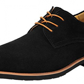 iLoveSIA Men’s Leather Suede Oxfords Shoe US Size 10 Black