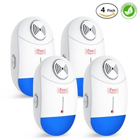 [2018 UPGRADED]Ultrasonic Pest Repeller – Electronic Mice Repellent & Insect Repeller Plug in Pest Control – Pest Repellent for Mouse,Rat,Bug,Spider,Roach,Ant,Mosquito,Fly – Pet & Human Safe