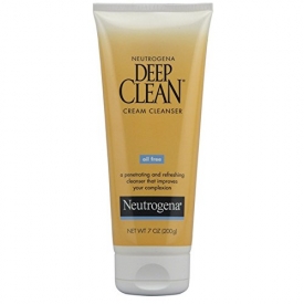 Neutrogena Oil-Free Deep Clean Cream Cleanser, 7 Ounce (Pack of 3)