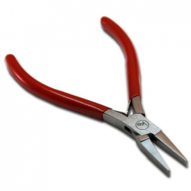 Kent 4.5″ Flat Nose Micro Pliers With Smooth Flat Jaws and Leaf Spring. For Beading and Jewelry