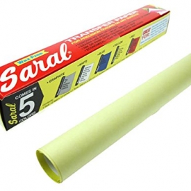YELLOW SARAL WAX-FREE Transfer (Tracing) Paper For Precision Tracing on any Surface-12 inches x 12 foot roll
