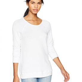 The Luna Coalition Women’s Super Soft Vintage Pullover Top Large White