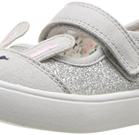 carter’s Girls’ Genna Mary Jane Flat, Grey, 6 M US Toddler