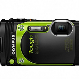 Olympus TG-870 Tough 16MP Waterproof Digital Camera with 5X Optical Zoom, FHD 1080P Video, Tilting LCD, Built-in Wi-Fi & GPS (Green)
