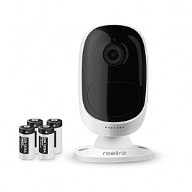 Reolink Argus 100% Wire-Free 1080p HD Outdoor Wireless Battery-Powered Security Camera for Home with Two Way Audio Micro SD Card Slot & Night Vision