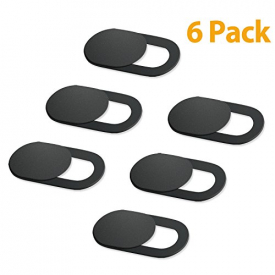 iRush Computer Camera Cover [6 Pack], 0.027in Ultra-Thin Webcam Cover Slide for Macbook Pro, iMac, Mac, iPad, Laptop, Tablets, PC, Surfcase Pro, iPhone, Cellphone, Privacy Cover Sticker Protect Shield