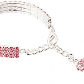 Glamour Bits Pet Jewelry Pink S (6-8)
