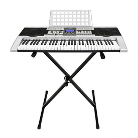 Best Choice Products 61 Key Music Electronic Keyboard Piano With X Stand LCD Display Screen