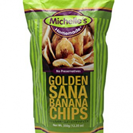 Michelle’s Home made Golden – Sana Banana Chips – 350 G / 12.35 OZ – Product of the Philippines