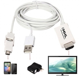 Mchoice 3M Micro USB MHL to HDMI HDTV Cable Adapter for Android Smart Phone 5/11Pin