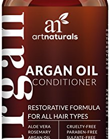 ArtNaturals Argan Oil Hair Conditioner – 16 Oz – Sulfate Free – Best Treatment for Damaged & Dry Hair – Made with Organic Ingredients & Keratin – For All Hair Types – Safe for Color Treated Hair