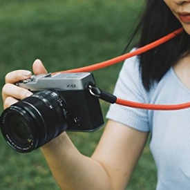 TorMake red camera strap neck strap Shoulder Strap from rope decorate leather and color thread for leica,canon, fuji ,Nikon ,olympus,sony,Lumix,pentax