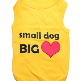 Parisian Pet Small Dog Big Heart Dog T-Shirt, XX-Small