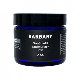 Mens Face Moisturizer with SPF 30. 3-in-1 Anti-Aging Face Cream, Aftershave, and Mineral Suncreen. All Natural Non-Greasy formula for Sensitive Skin.