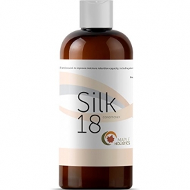 Silk18 Natural Hair Conditioner Argan Oil Sulfate Free Treatment for Dry and Damaged Hair Silk Amino Acids Jojoba & Keratin All Hair Types Women & Men & Teens Safe for Color Treated Hair (16 oz)